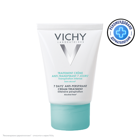 Vichy Deodorants дезодорант-крем 7 дней регулирующий 30 мл 1 шт