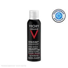 Купить Vichy Homme пена для бритья против раздражения кожи 200 мл 1 шт цена