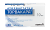 Торвакард таблетки покрыт.плен.об. 10 мг 30 шт