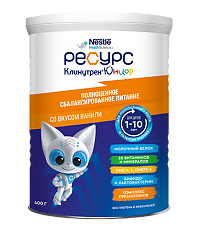 Купить Ресурс Клинутрен Юниор банка 400 г 1 шт цена