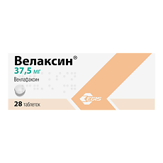Купить Велаксин таблетки 37,5 мг 28 шт цена