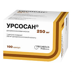 Купить Урсосан капсулы 250 мг 100 шт цена