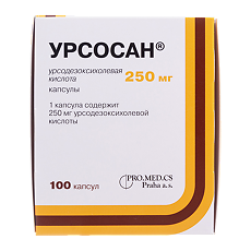 Купить Урсосан капсулы 250 мг 100 шт цена