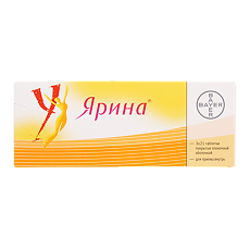 Купить Ярина таблетки покрыт.плен.об. 3 мг+0,03 мг 63 шт цена