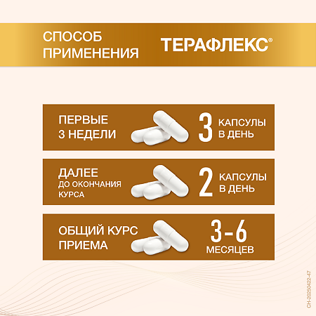 Терафлекс капсулы 500 мг+400 мг 100 шт