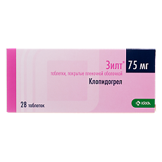 Купить Зилт таблетки покрыт.плен.об. 75 г 28 шт цена