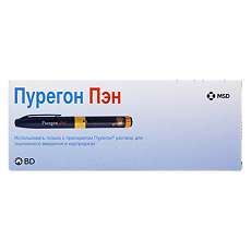 Купить Пурегон-пен ручка-инжектор для введения лекарственных средств 1 шт цена