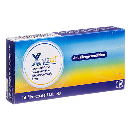 Ксизал таблетки покрыт.плен.об. 5 мг 14 шт