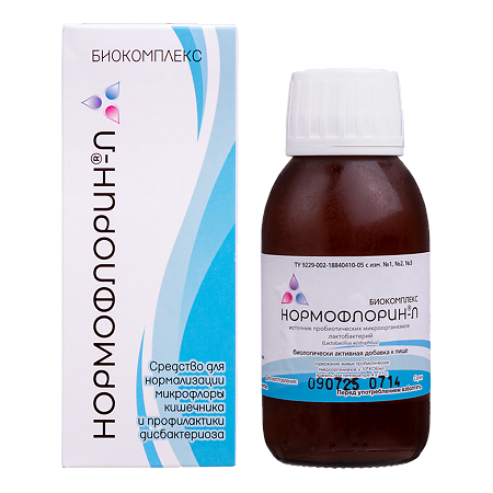 Нормофлорин-Л биокомплекс фл по 100 мл 1 шт