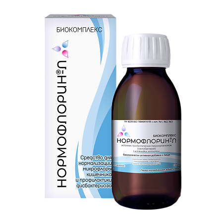 Нормофлорин-Л биокомплекс фл по 100 мл 1 шт