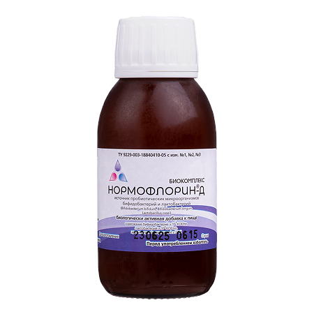 Нормофлорин-Д биокомплекс фл по 100 мл 1 шт