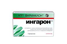 Купить Ингарон лиофилизат д/приг раствора для в/м и п/к введ 500000 ме фл 5 шт цена
