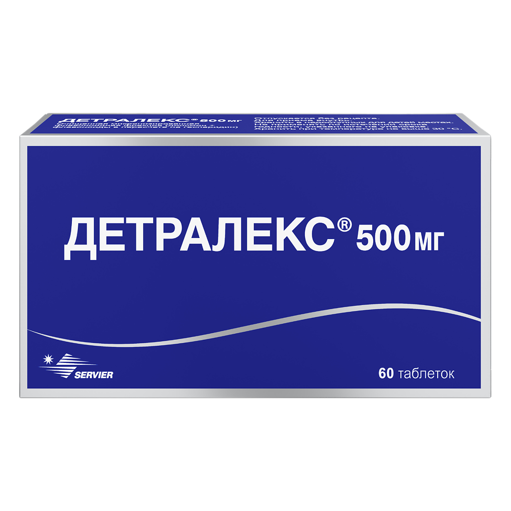 Детралекс таблетки покрыт.плен.об. 500 мг 60 шт - купить, цена и отзывы в  Уфе, Детралекс таблетки покрыт.плен.об. 500 мг 60 шт инструкция по  применению, дешевые аналоги, описание, заказать в Уфе с доставкой