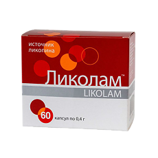 Купить Ликолам капсулы массой 0,4 г 60 шт цена