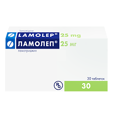 Купить Ламолеп таблетки 25 мг 30 шт цена