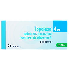 Купить Торендо таблетки покрыт.плен.об. 4 мг 20 шт цена