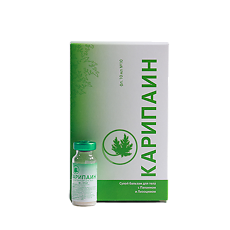 Купить Карипаин сухой бальзам для тела порошок фл 1 г 10 шт цена