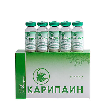 Карипаин сухой бальзам для тела порошок фл 1 г 10 шт