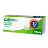 Диувер таблетки 10 мг 60 шт