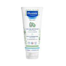 Купить Mustela Bebe Гель-шампунь для головы и тела 2 в 1 200 мл 1 шт цена