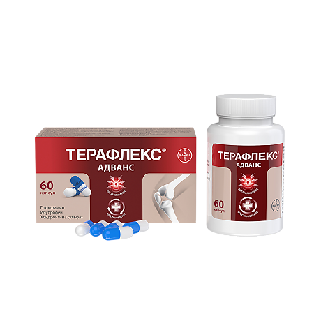 Терафлекс Адванс капсулы 250 мг+100 мг+200 мг 60 шт