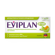 Изображение товара Тест на овуляцию Eviplan тест-полоски 5 шт