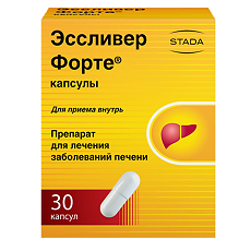 Купить Эссливер форте капсулы 30 шт цена