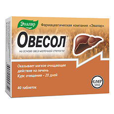 Купить Овесол таблетки покрыт.об. массой 0,25 г 40 шт цена