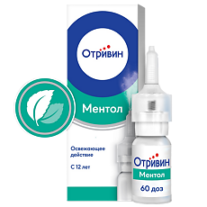 Купить Отривин Ментол спрей назальный дозированный 0,1 % 10 мл 1 шт цена