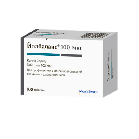 Йодбаланс таблетки 100 мкг 100 шт