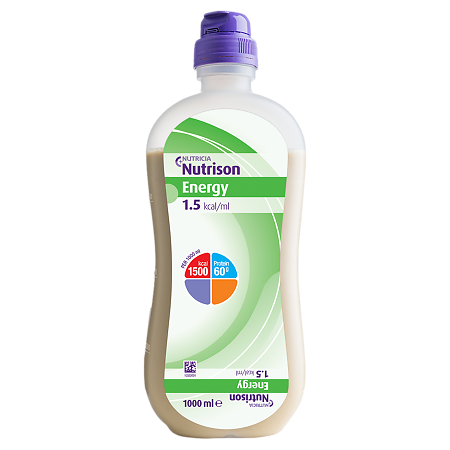 Nutricia Нутризон Энергия смесь для энтерального питания бутылка 1000 мл 1 шт