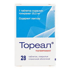 Купить Тореал таблетки покрыт.плен.об. 25 мг 28 шт цена