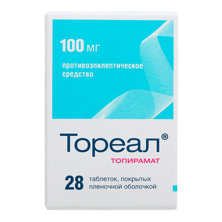 Тореал таблетки покрыт.об. 100 мг 28 шт