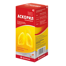 Изображение товара Аскорил экспекторант сироп 200 мл 1 шт