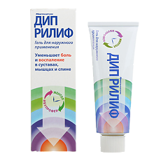Купить Дип Рилиф гель для наружного применения 50 мг/г+30 мг/г туба 100 г 1 шт цена