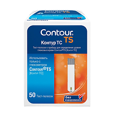 Купить Тест-полоски Контур ТС (Contour TS) 50 шт цена