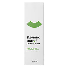 Купить Делекс-Акне гель от угрей 30 г 1 шт цена