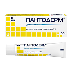 Купить Пантодерм мазь для наружного применения 5 % 30 г 1 шт цена