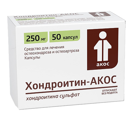 Изображение товара Хондроитин-АКОС капсулы 250 мг 50 шт