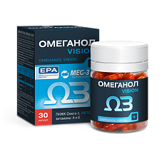 Купить Омеганол VISION капсулы по 0,5 г 30 шт цена