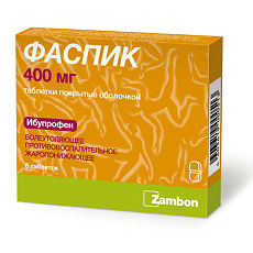 Купить Фаспик таблетки покрыт.об. 400 мг 6 шт цена