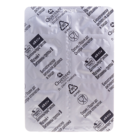 Доппельгерц Актив Магний+витамины группы В таблетки массой 1405 мг 30 шт