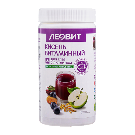 Изображение товара Леовит Кисель Витаминный для глаз (горячего разведения) банка 400 г 1 шт