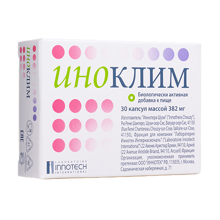 Иноклим капсулы массой 382 мг 30 шт