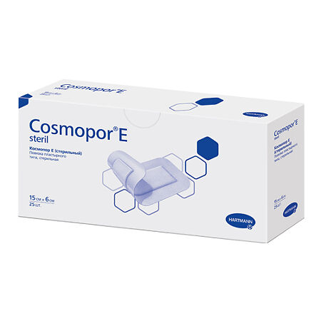 Повязка Cosmopor Е/Космопор Е 15 х 6 см, 25 шт