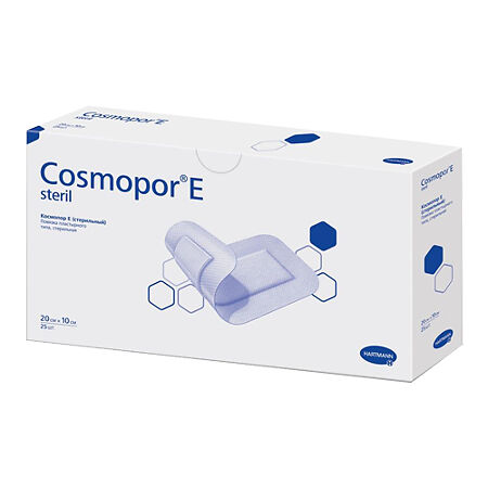 Повязка Cosmopor Е/Космопор Е 20 х 10 см, 25 шт