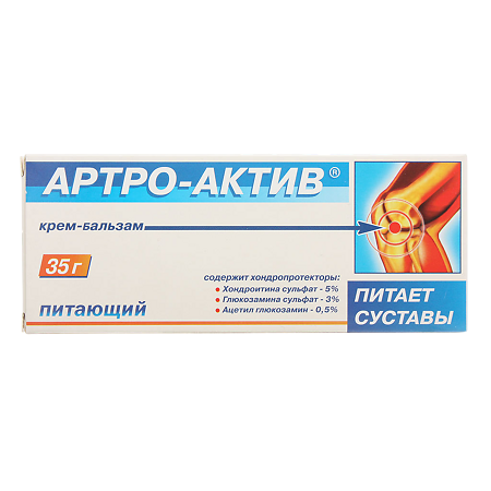 Изображение товара Артро-Актив крем-бальзам питающий 35 г для восстановления суставов