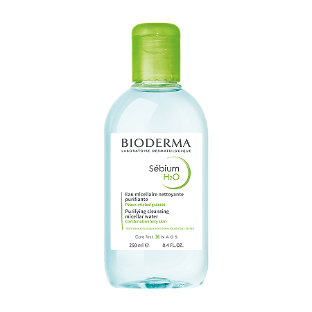 Bioderma Sebium Мицеллярная вода очищающая для жирной и проблемной кожи лица, 250 мл 1 шт