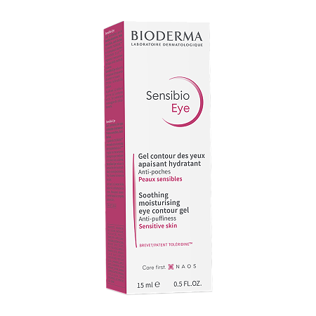 Bioderma Sensibio Гель увлажняющий для нормальной и чувствительно кожи вокруг глаз 15 мл 1 шт