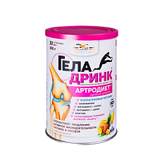 Купить Геладринк Артродиет порошок по 390 г ананас 1 шт цена